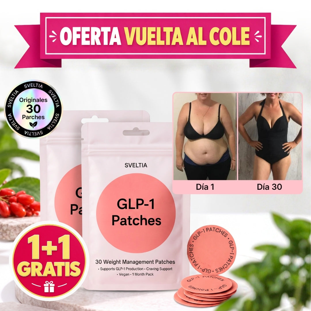 Parches de berberina (GLP-1) 3 en 1 - Reduce hasta 8kg en 90 días de forma natural